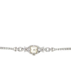 Hamilton Platinum Diamond Watch