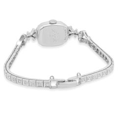 Hamilton Platinum Ladies Diamond Cocktail Watch 14mm