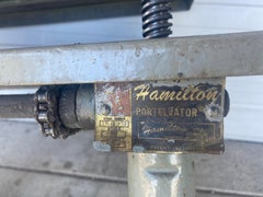 Hamilton "Portelvator" Industrial Chain Drivin Cart / Stand, Adjustable Height
