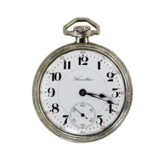 Hamilton Railroad Gold Filled Pocket Watch