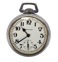 Hamilton Railroad Grade U.S. Ordinance Orologio da tasca con confezione originale