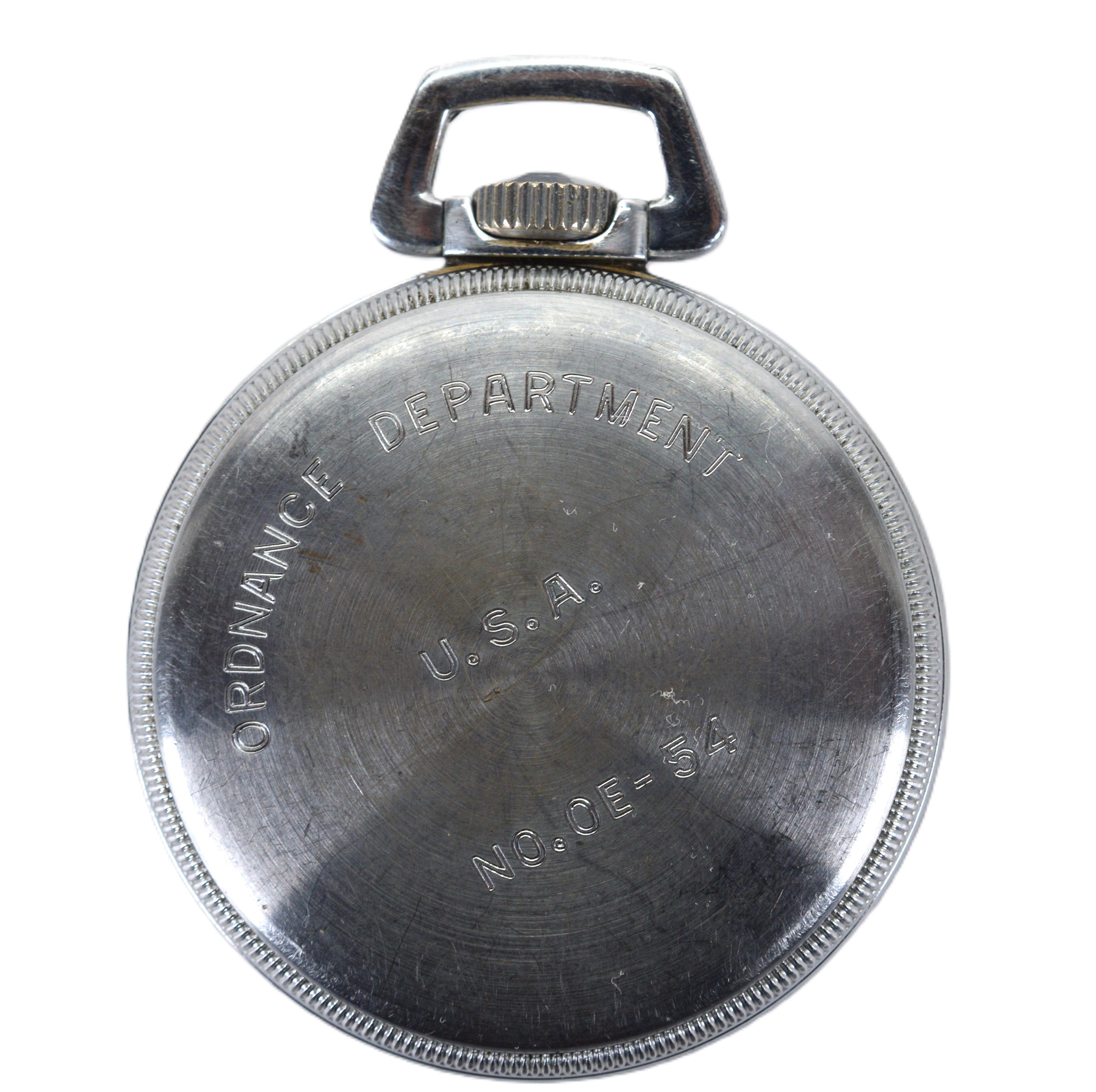 Hamilton Railroad Grade U.S. Ordinance Pocket Watch w Original Packaging For Sale 5