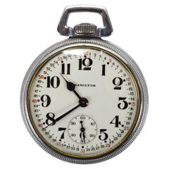 Hamilton Railroad Grade U.S. Ordinance Taschenuhr mit Originalverpackung