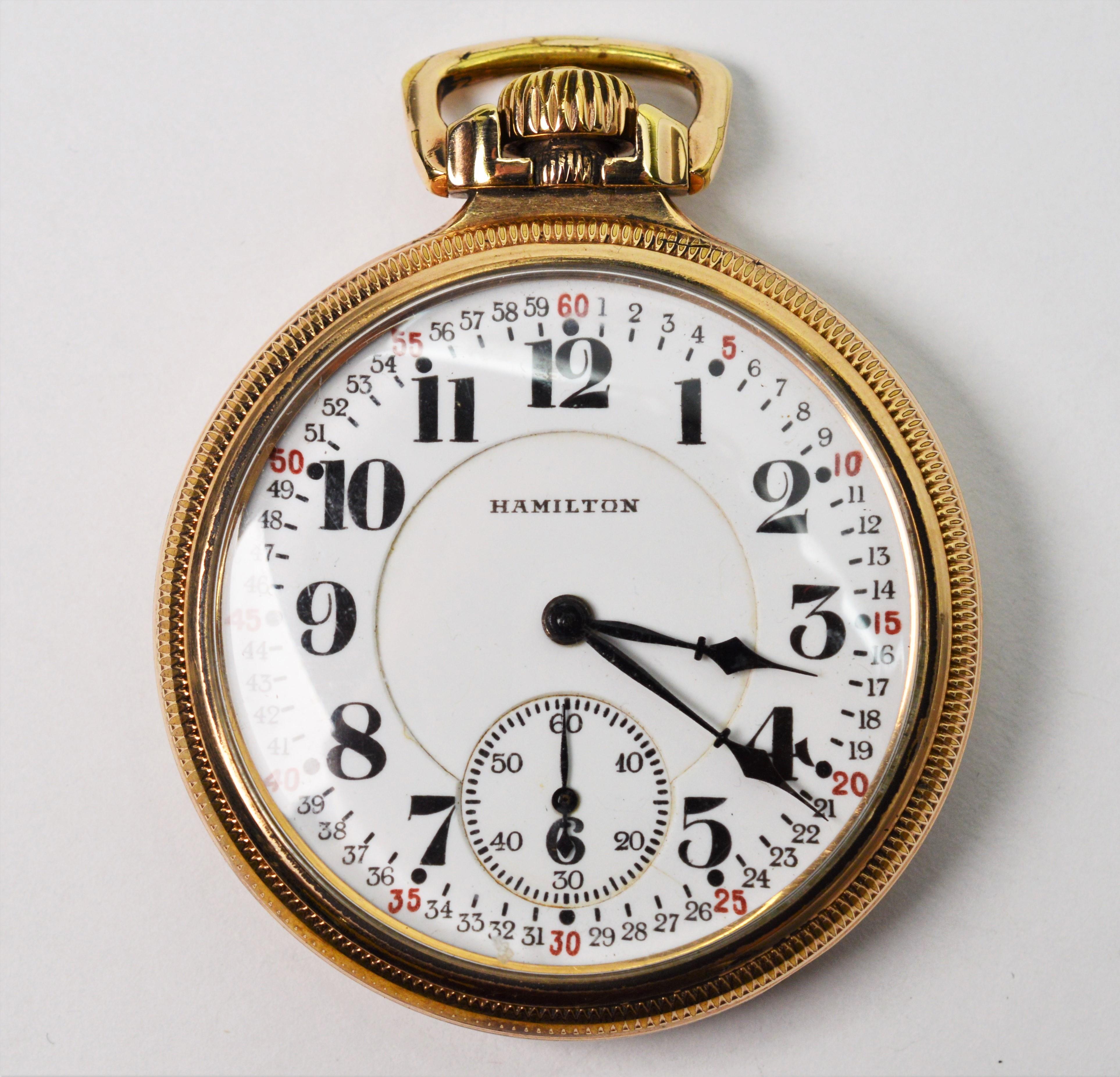 hamilton railroad pocket watch