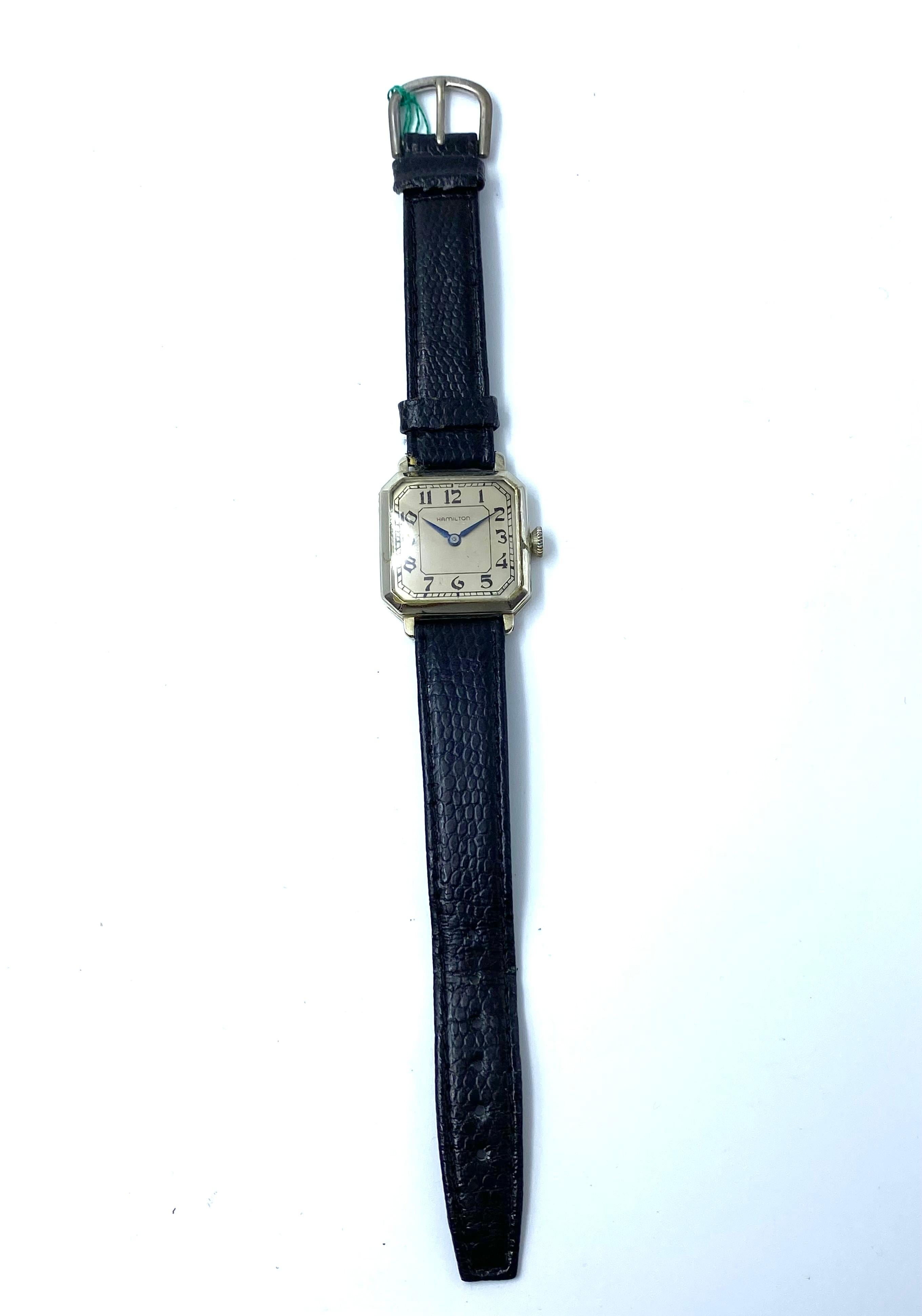 hamilton square watch vintage