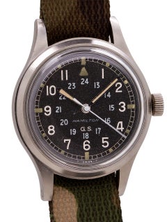 Hamilton SS British G.S. Stainless Steel, circa 1970s