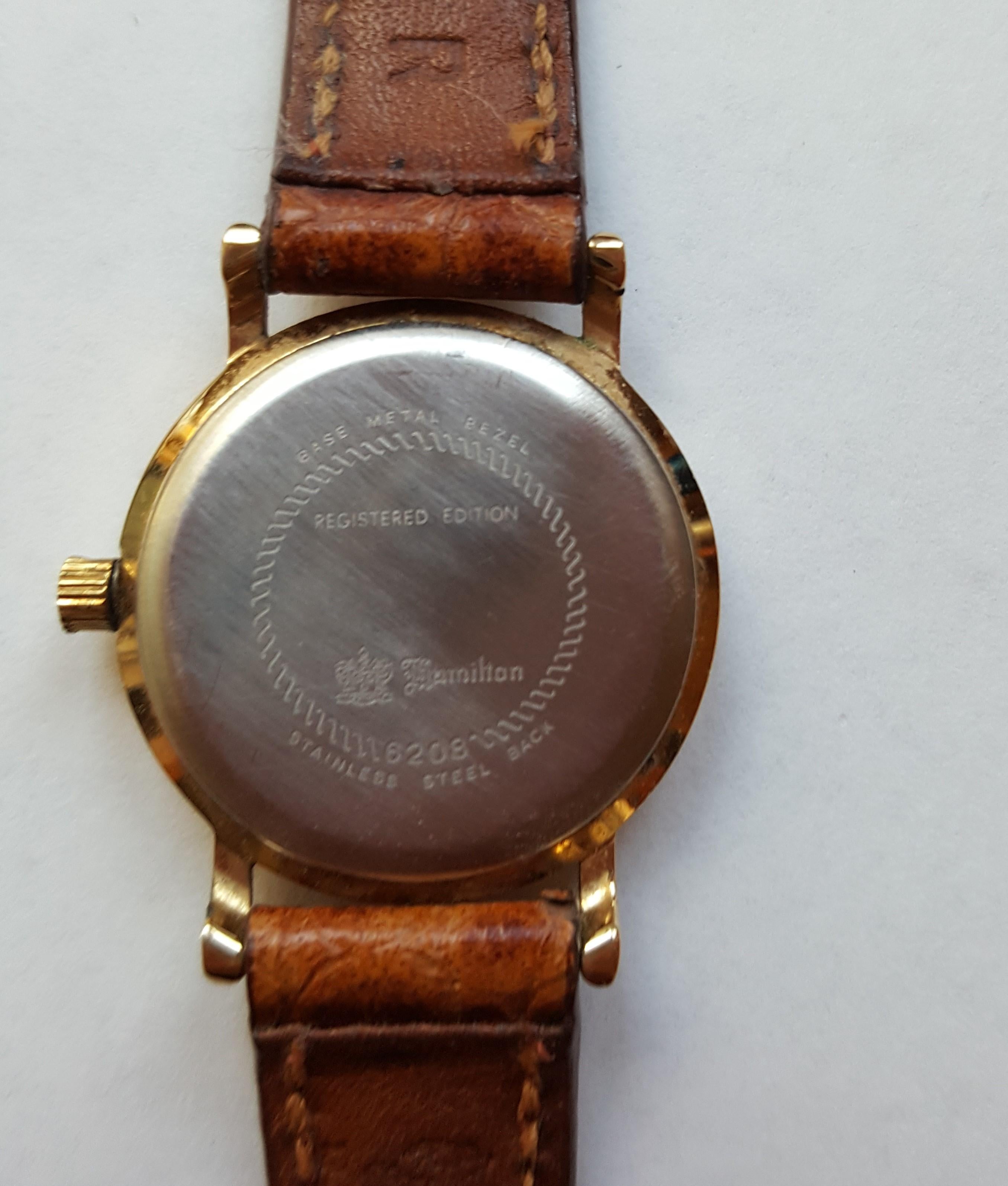 hamilton registered edition watch