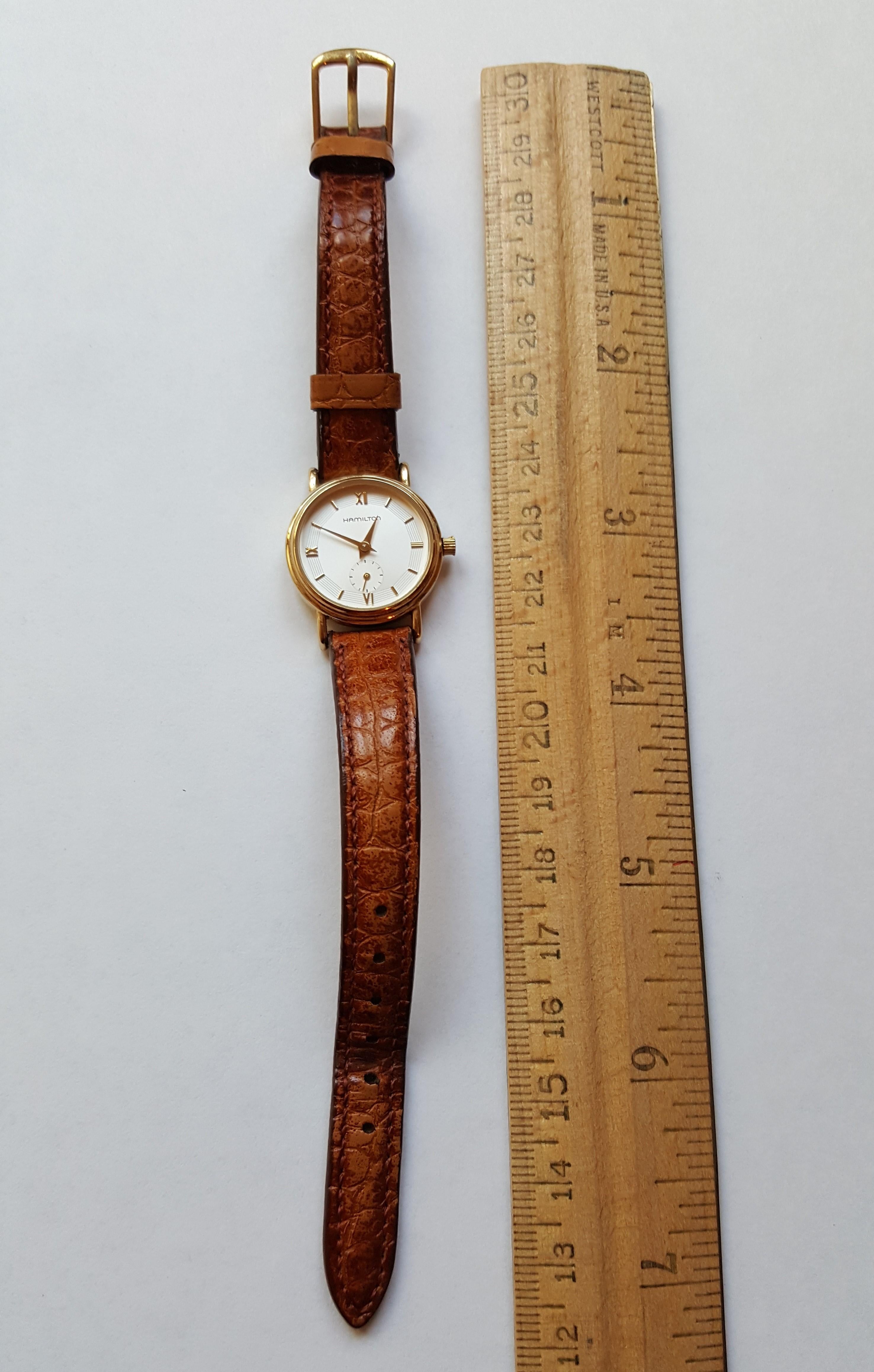 Contemporain Hamilton Montre pour femmes édition déposée de fabrication suisse modèle 6208