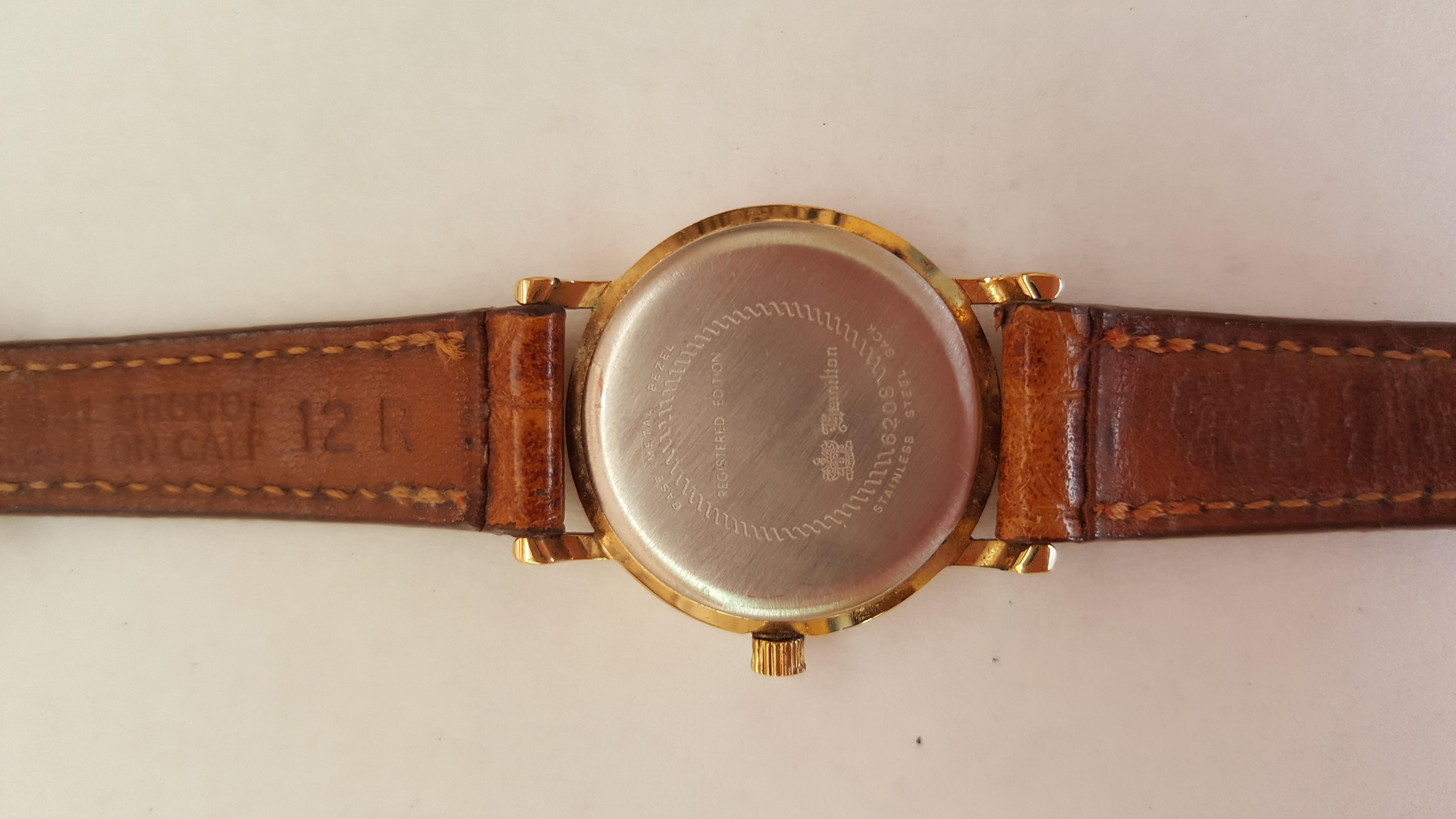 hamilton registered edition watch