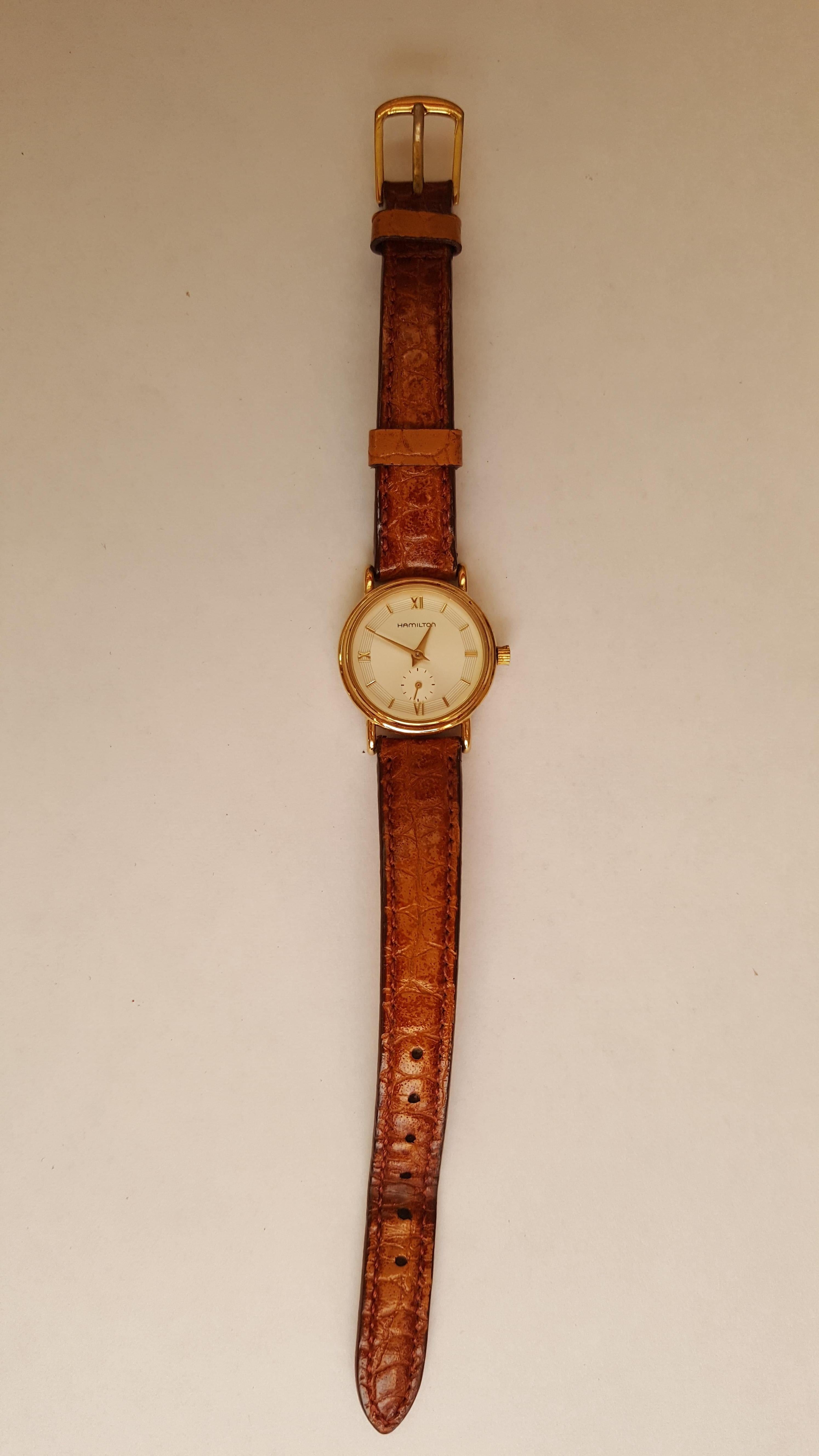 Hamilton Swiss Made Registered Edition Ladies Watch Model 6208 In Good Condition In Rancho Santa Fe, CA