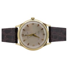 HAMILTON THIN o MATIC Watch. 14k Yellow Gold Round Hamilton wristwatch. Hamilton