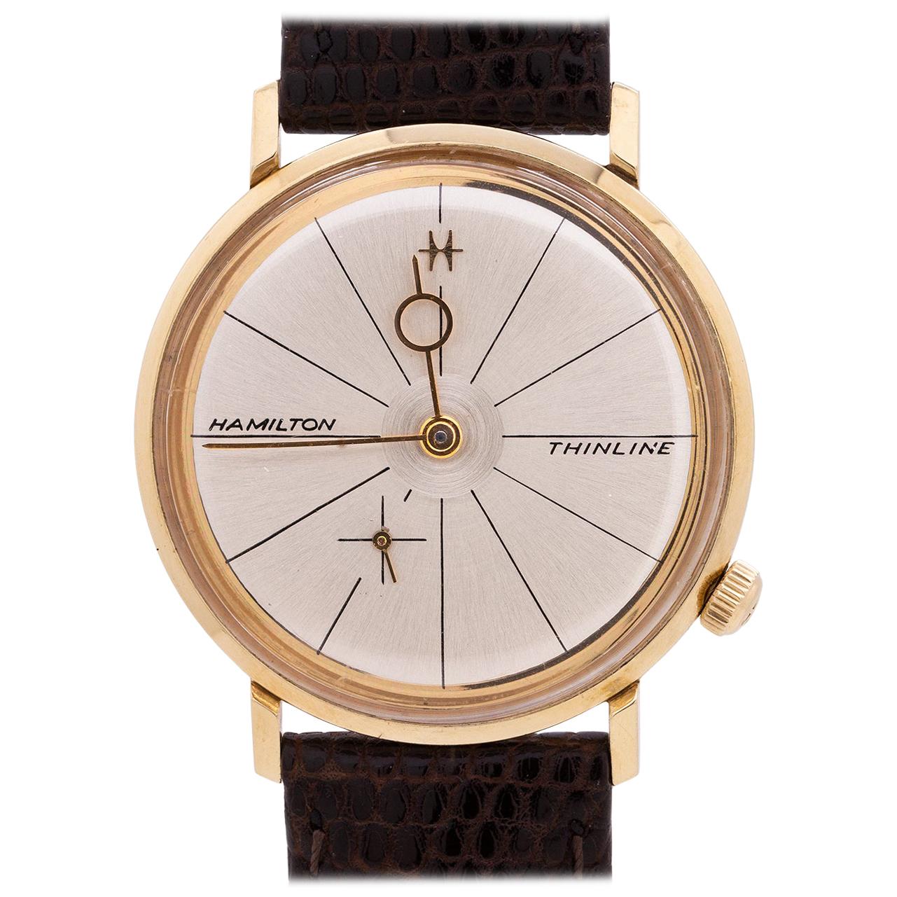 Hamilton Thinline 4002 Gold Filled Wristwatch, circa 1962