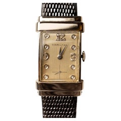 Hamilton Top Hat White Gold and Diamond Vintage Wrist Watch