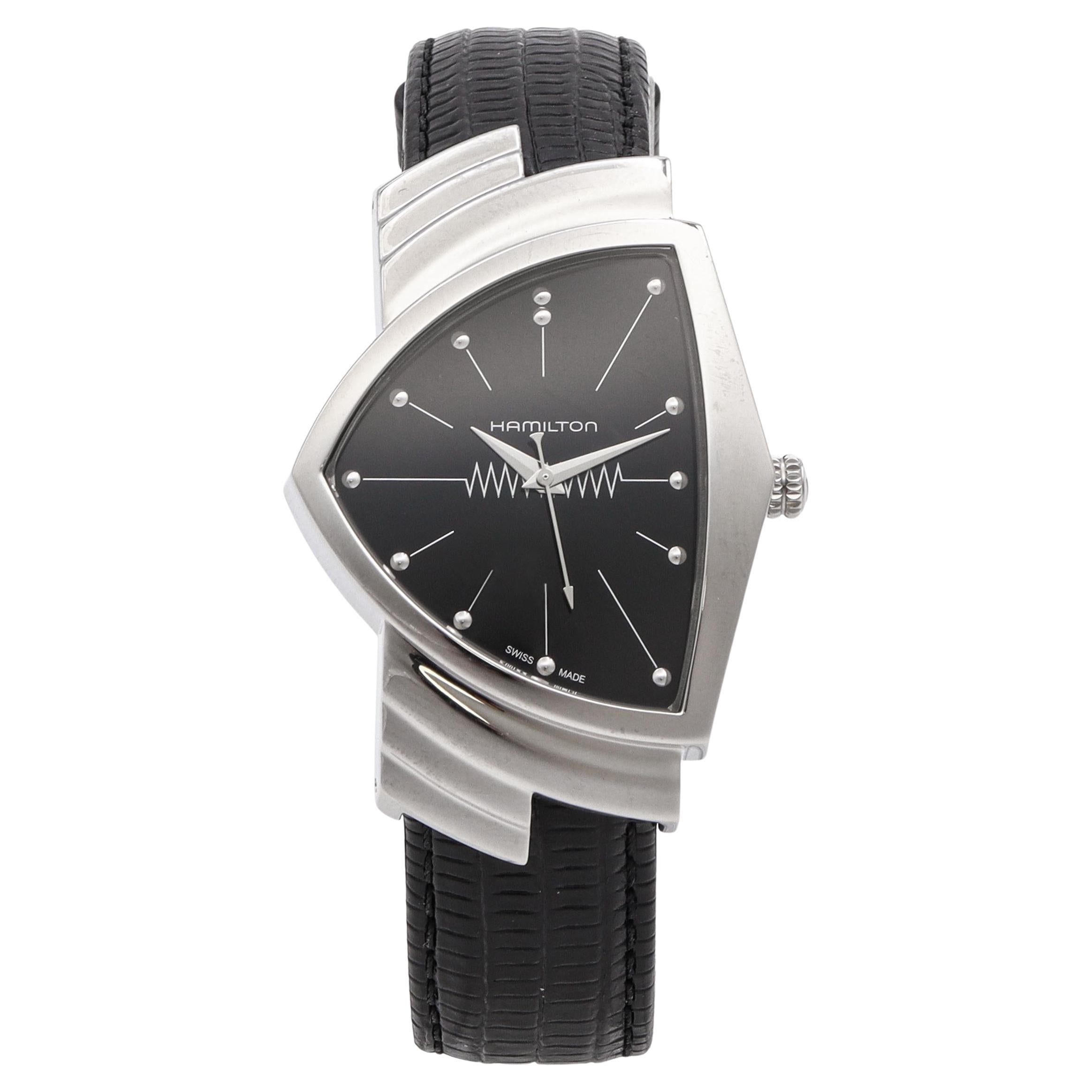 Hamilton Ventura Edelstahl Quarz Herrenuhr Ref. H244112