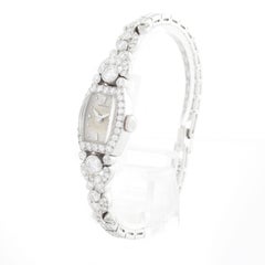 Orologio da donna Hamilton vintage degli anni '50, in platino con diamanti