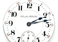 Hamilton Watch Co. 940 Railroad Pocket Watch Manual 21 Jewel Size 18