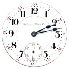 Hamilton Watch Co. 940 Railroad Pocket Watch Manual 21 Jewel Size 18