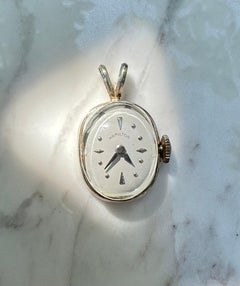 Hamilton Uhren-Uhrwerk-Anhänger aus Sterlingsilber