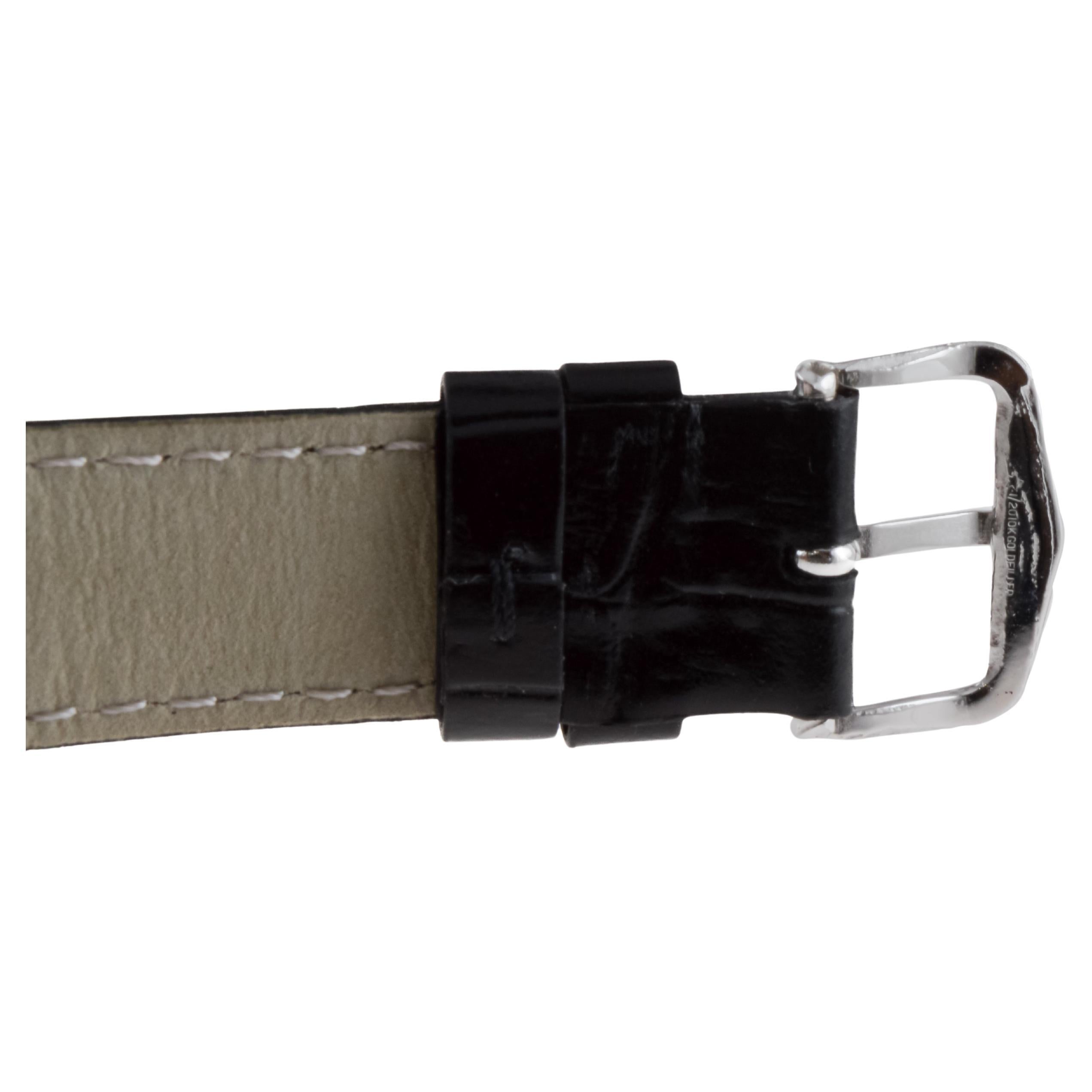 Hamilton White Gold Filled Art Deco Watch With 