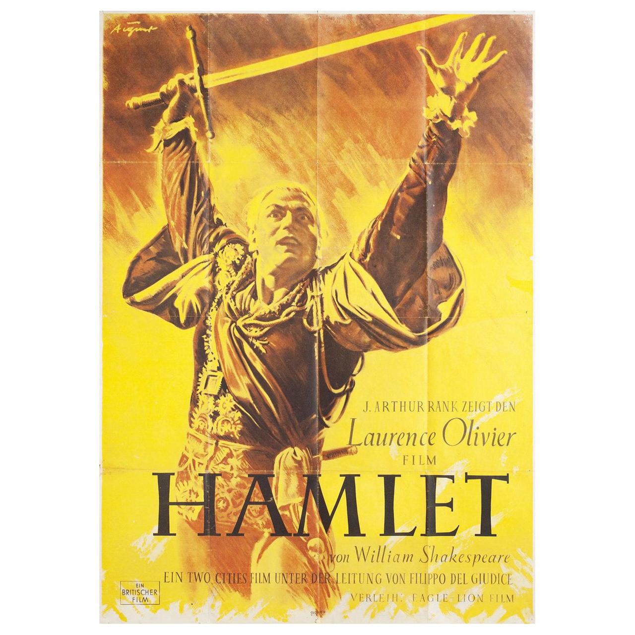 "Hamlet" 1948 Austrian A0 Film Poster