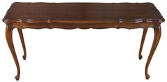 Hammary Maisonette French Provincial Country Sofa Table Fruitwood Console