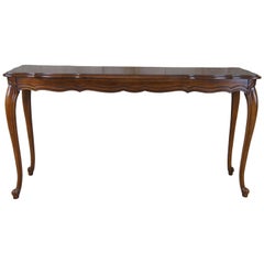 Hammary Maisonette French Provincial Country Sofa Table Fruitwood Console