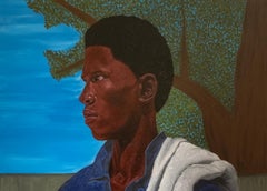 Dream Chaser - XXI secolo, ritratto figurativo contemporaneo, moderno, Africa