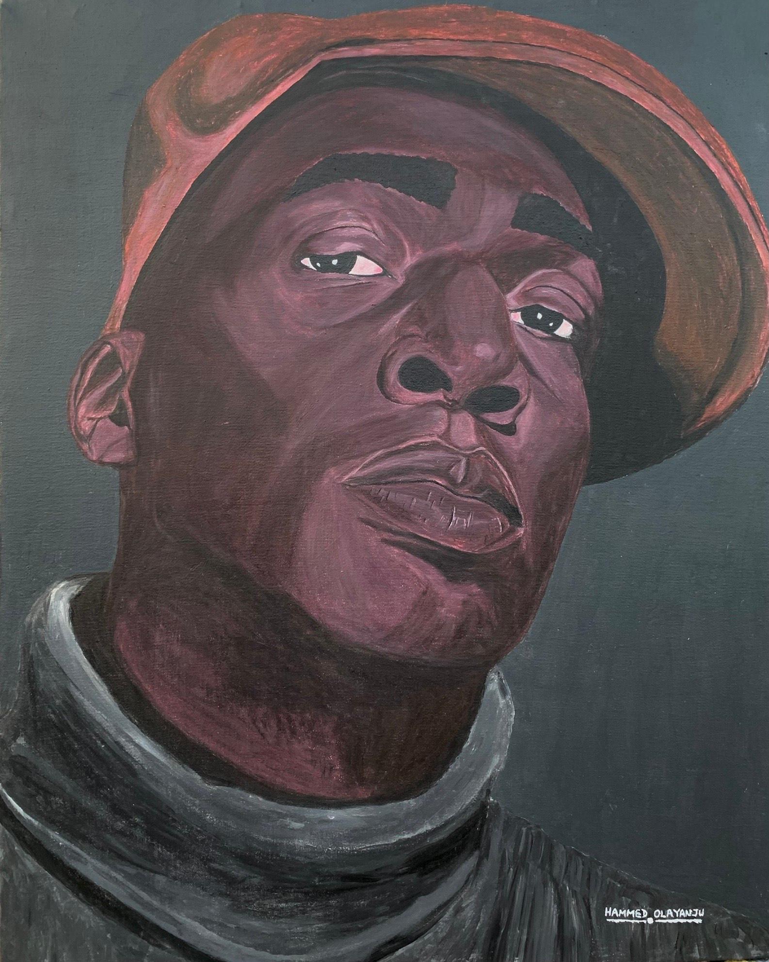 Hammed Olayanju Portrait Painting - Gallant