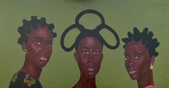 Oneness - 21. Jahrhundert, Zeitgenössisch, Figuratives Porträt, Moderne Frauen, Liebe