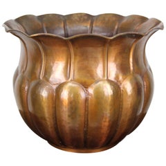 Hammer Finished Copper Planter Art Nouveau Period, Austria, circa 1910