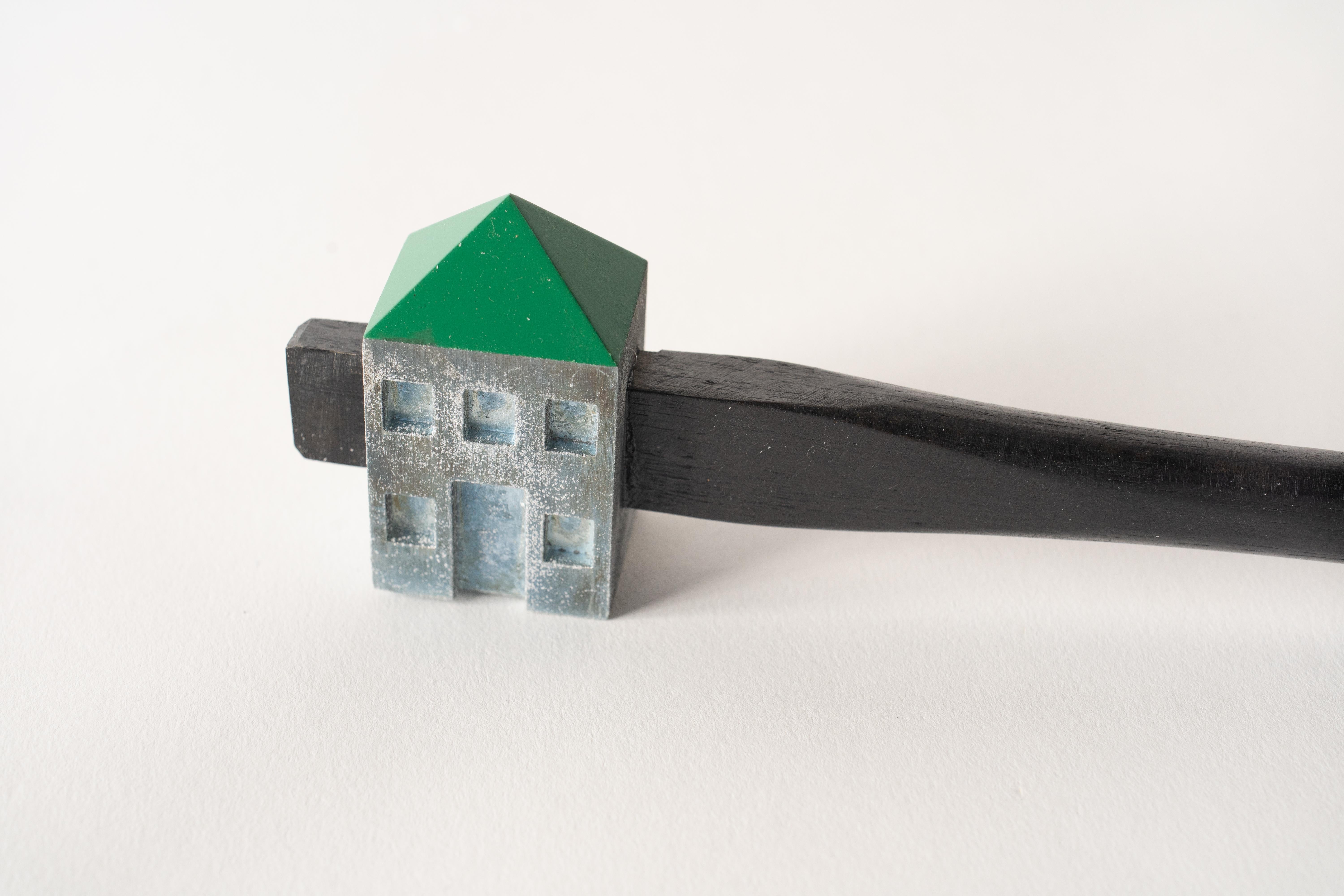 Japonais Shiro Kuramata - Modèle de sabot vert de Hammer House en vente
