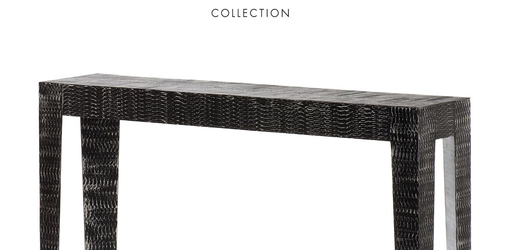 Aluminum Hammered Aluminium Console, African Style, Franck Chartrain, France For Sale