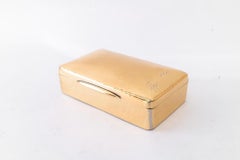 Hammered Art Deco Brass Jewelry Box vienna around 1920s
