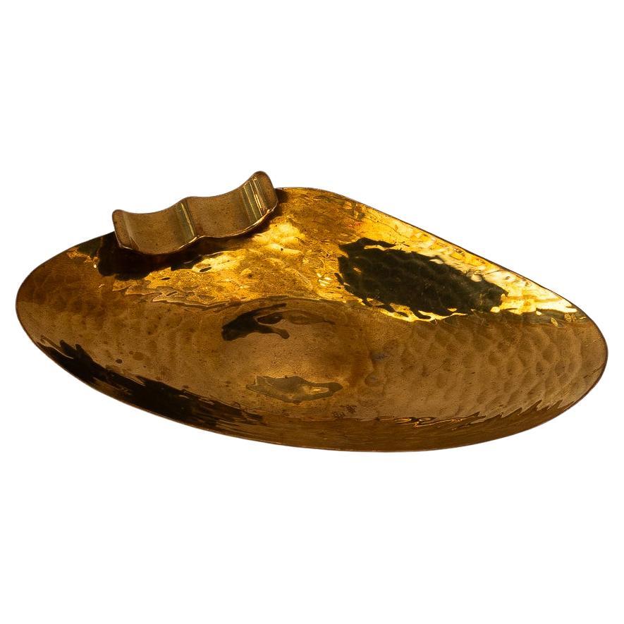 Hammered ashtray vienna around 1950s