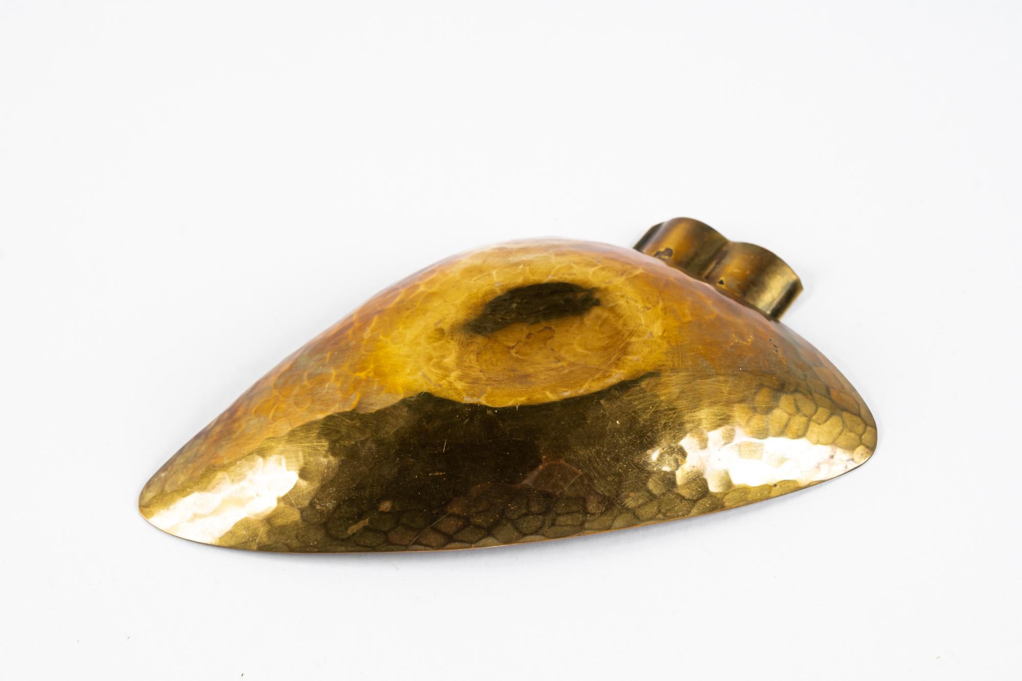 Mid-20th Century Hammered Ashtray, Vienna, Around 1960s For Sale