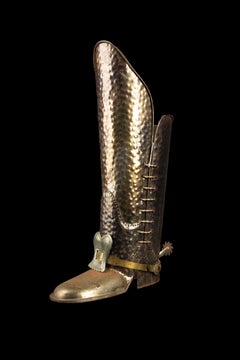 Hammered Brass Boot Schirmständer