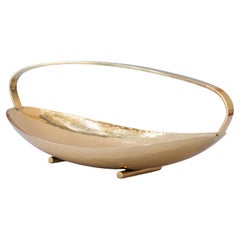 Hammered brass bowl vienna around 1920s