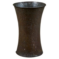 Hammered Brass Umbrella Stand