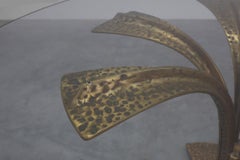 Hammered Bronze Table by Luciano Frigerio for Frigerio di Desio, Italy ca. 1970