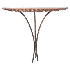 Hammered Copper Console by Angelo Bragalini 1955