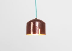 Contemporary Hammered Copper Pendant Lamp
