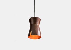 Contemporary Mexican Hammered Copper Pendant Lamp