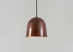 Contemporary Mexican Hammered Copper Pendant Lamp