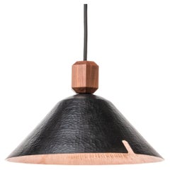Hammered Copper Pendant Lamp Model V