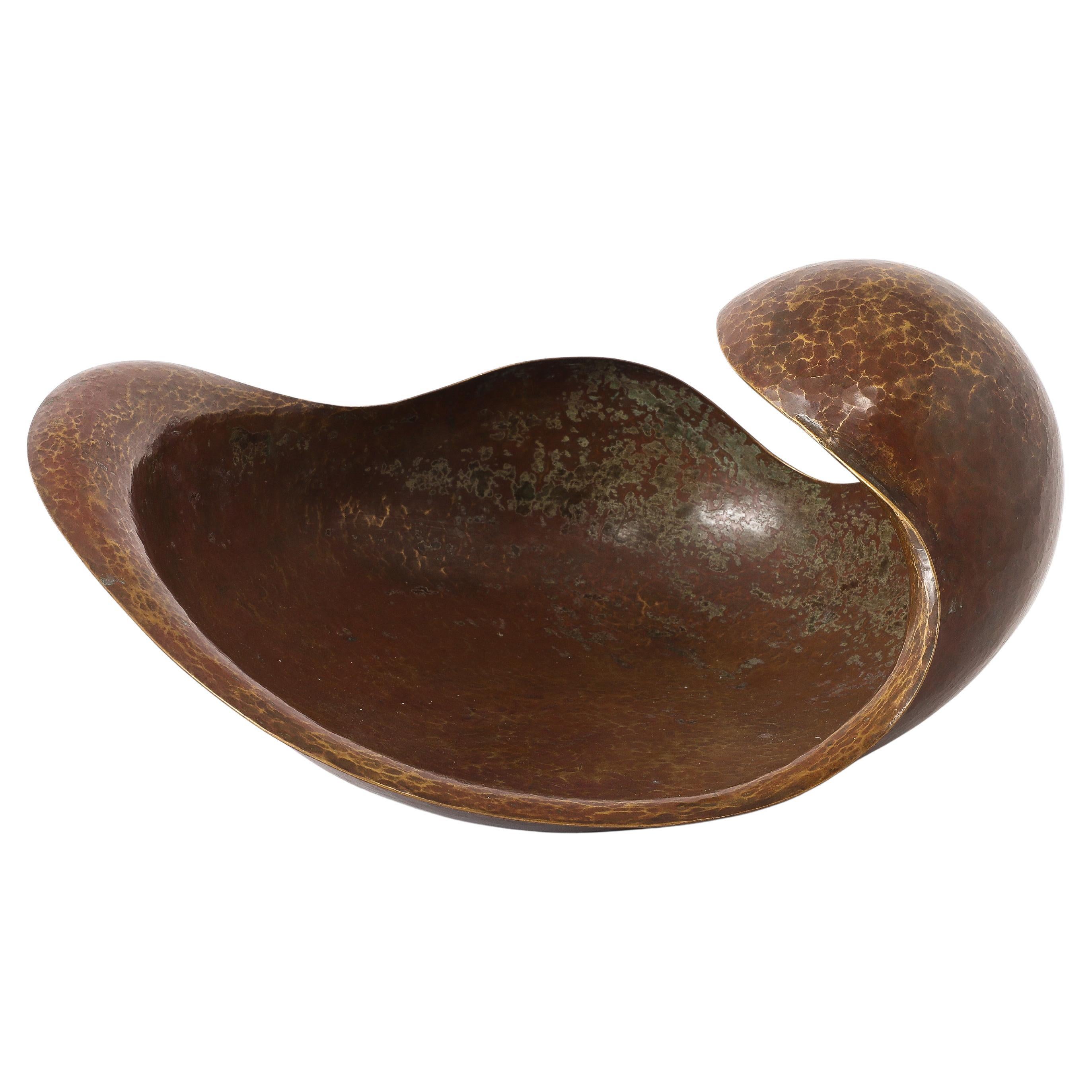 Hammered Copper Vessel, France 1940's For Sale