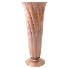 Hammered handmade art deco copper vase around 1920s