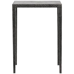 Hammered Iron Side Table by Pierce Martin