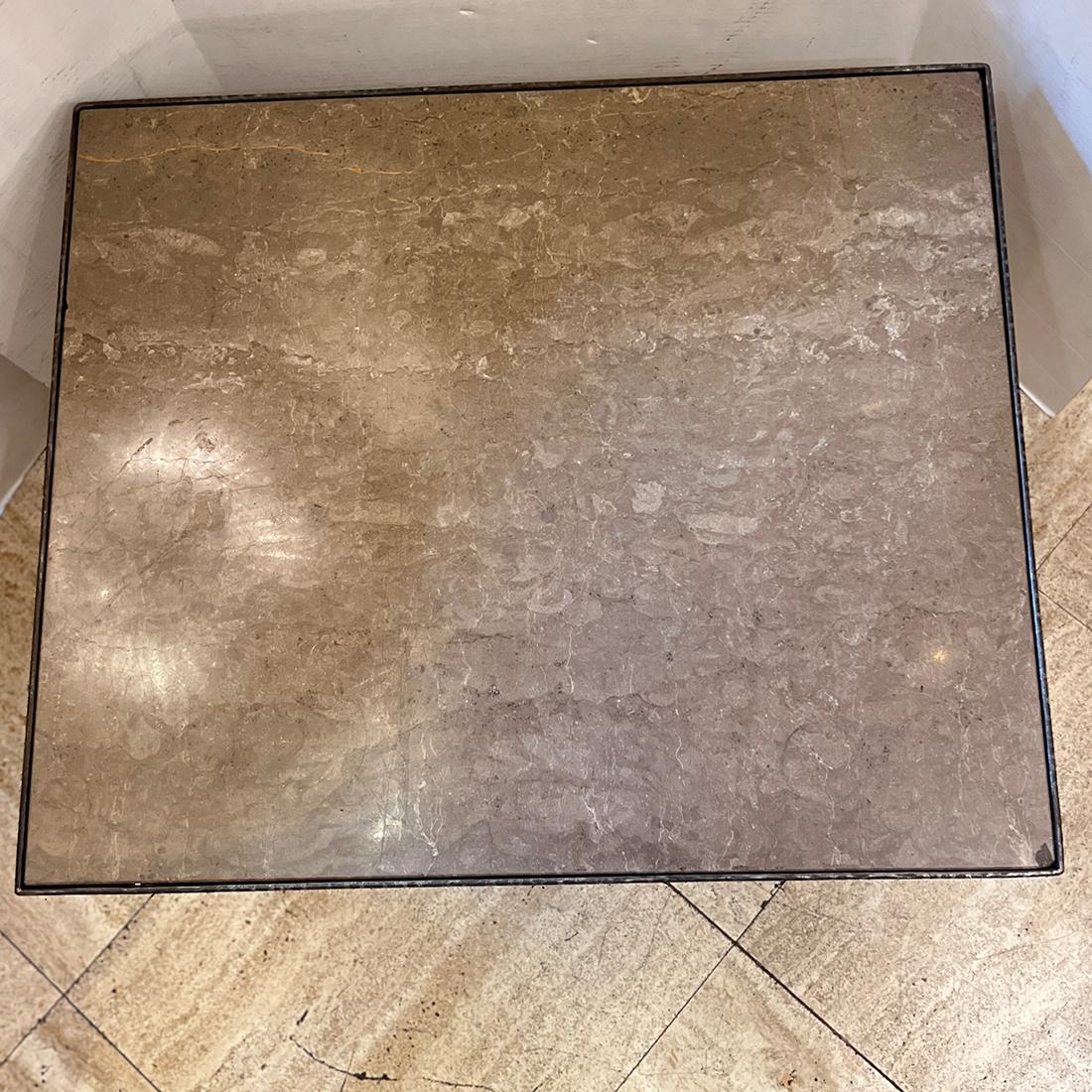 Italian Hammered Iron Side Table