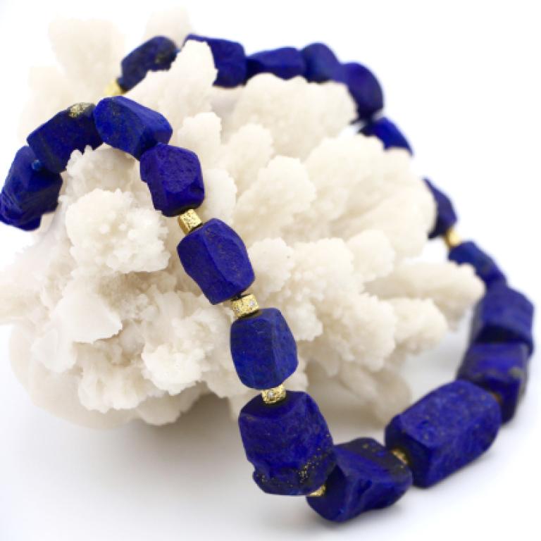 afghan lapis lazuli necklace