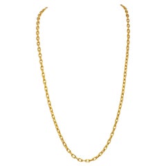 Hammered Link Gold Chain